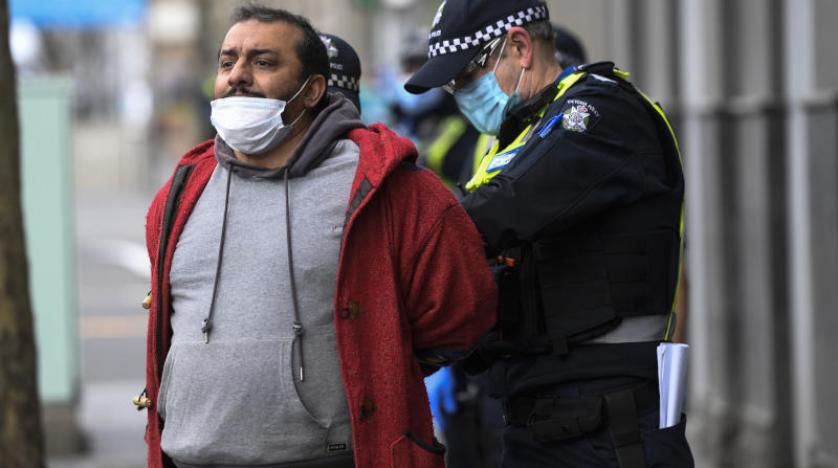 أستراليا..الشرطة تعتقل العشرات في المظاهرات المناهضة للإغلاق