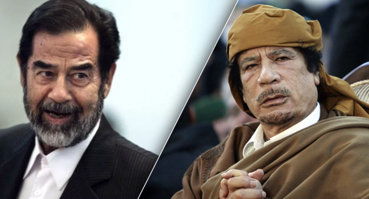 عن رغد صدام حسين والقذافي