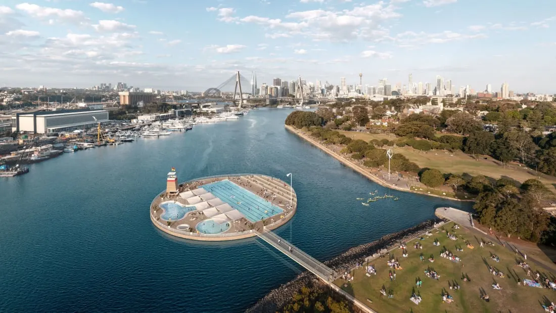 خطة تتخيّل ميناء أستراليا الأسطوري كحوض سباحة