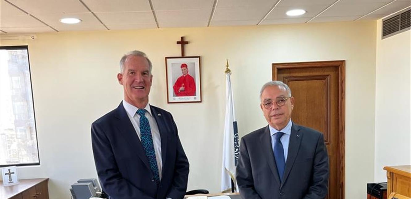 سفير أستراليا في لبنان يزور الرابطة المارونية